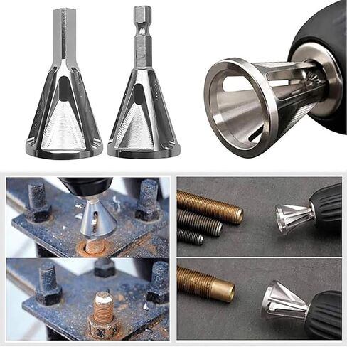 Deburring Chamfer Tool, Hexagonal Handle with 6 Slots, Burr Removal and Edge Beveling Tool for Metal, Plastic, Wood and DIY Projects in Saudi Arabia
