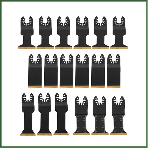 18Pcs Titanium Coated Vibrating Saw Blade for Cutting Sawing and Scraping in Saudi Arabia