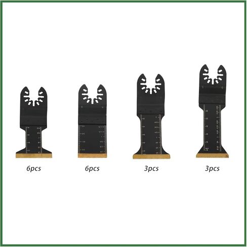 18Pcs Titanium Coated Vibrating Saw Blade for Cutting Sawing and Scraping in Saudi Arabia