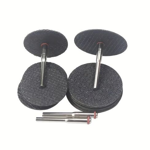 54pcs/Set Iron 50pcs 32mm Metal Cutting DISC 4pcs Central Axis Rotary Tool Circular Saw Blade Cutting Sanding Grinding Wheel in Saudi Arabia