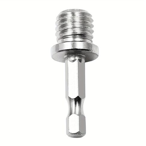 1/4" Hex Shank Drill Adapter M14 Screw Thread Connecting Rod for Angle Grinder Polishing Machine Electric Tools Accessories in Saudi Arabia