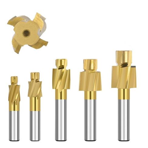 1pcs Countersink End Mill M6-M16 Counterbore TiN Coated 4 Flute HSS Pilot Slotting Cutter for Copper Aluminum Steel Cast Iron(M14) in Saudi Arabia