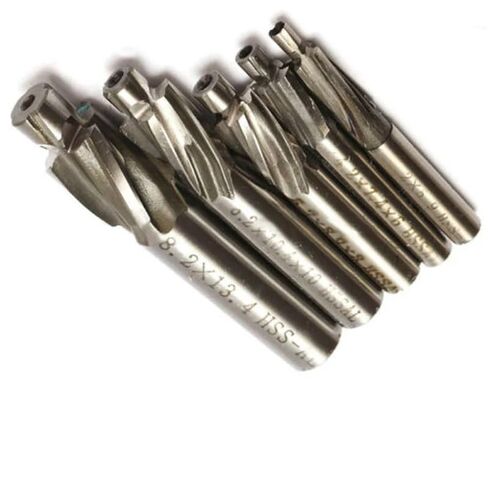 5pcs Milling Cutter 4 Flutes Countersink End Mill HSS-AL M3-M8 Slot Drill Bits Tool for Aluminum Steel Cast Iron in Saudi Arabia