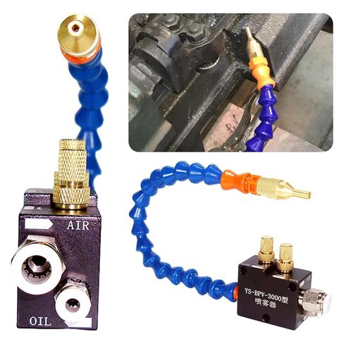 Universal Coolant Mister Spray System with Flexible Pipe and Magnetic Mount for Machine Tool Lubrication and Cooling in Saudi Arabia