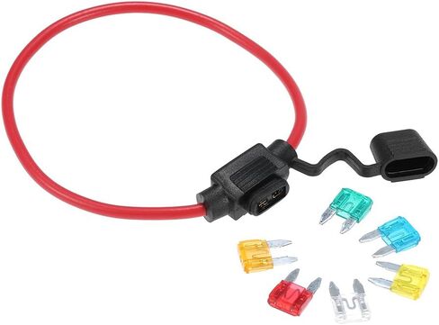 Acouto 12V 30A حامل شفرة صغير للسيارات حامل شفرة صغير مضمن مع 6 in Kuwait
