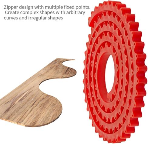 Woodworking Profiling Strip Gear Driven Flexible Curve Template Guides Adjustable Fixed Complex Shape Contour Tool (1M) in Saudi Arabia