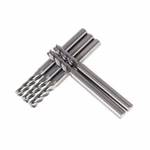 #US 5 PCS 5/32" 4 Flute End Mill 2" Overall Length 9/16" LOC in Saudi Arabia