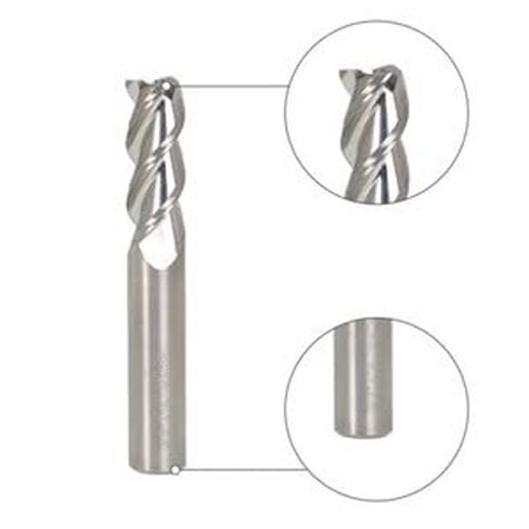 #US 5 Pcs 3/8" Alu-Power 3 Flute End Mill Regular Length in Saudi Arabia