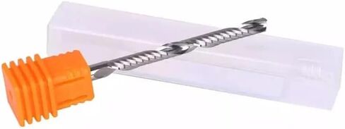 LYZYSNEJ 50pcs 4mm 6mm Shank Single Flute Down Cut Spiral End Mill CNC Router Bit O-Type Flute Spiral Carbide Milling Cutter for Acrylic PVC Wood Aluminium(6x17mm) in Saudi Arabia