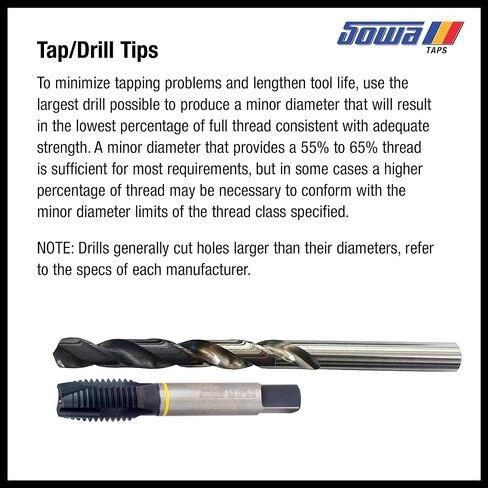 3 قطع من أدوات Sowa مقاس 5/16 بوصة - 18 صنبور فلوت حلزوني - HSSE-V3، حلقة صفراء، خيط UNC، أداء عالي للسبائك والفولاذ المقاوم للصدأ، صنبور آلي للثقوب العمياء، عبوة من 3 قطع in Kuwait