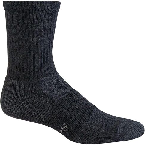 Sockwell Women's Walk About Crew Moderate Graduated Compression Sock, Black - S/M in Saudi Arabia