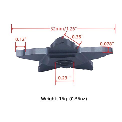 LAHDYFHOE إدراجات كربيد النجمة الخماسية إدراجات الحز بنتا قطع أدوات الفراق إدراجات للفولاذ المقاوم للصدأ in Kuwait