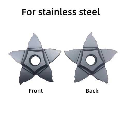 LAHDYFHOE إدراجات كربيد النجمة الخماسية إدراجات الحز بنتا قطع أدوات الفراق إدراجات للفولاذ المقاوم للصدأ in Kuwait