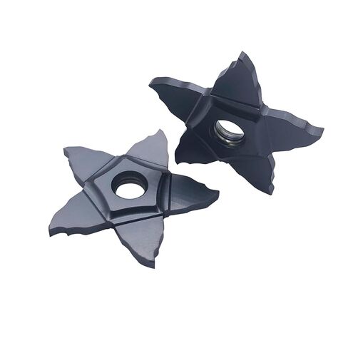 LAHDYFHOE إدراجات كربيد النجمة الخماسية إدراجات الحز بنتا قطع أدوات الفراق إدراجات للفولاذ المقاوم للصدأ in Kuwait