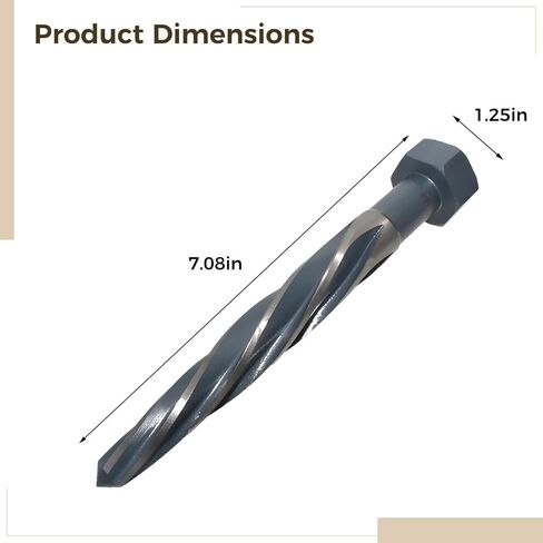 Generic Hss6542 High-Speed Steel Automotive Reamer, Tapered Drill Bit, 13/16 Inch Diameter For Iron Workers in Saudi Arabia