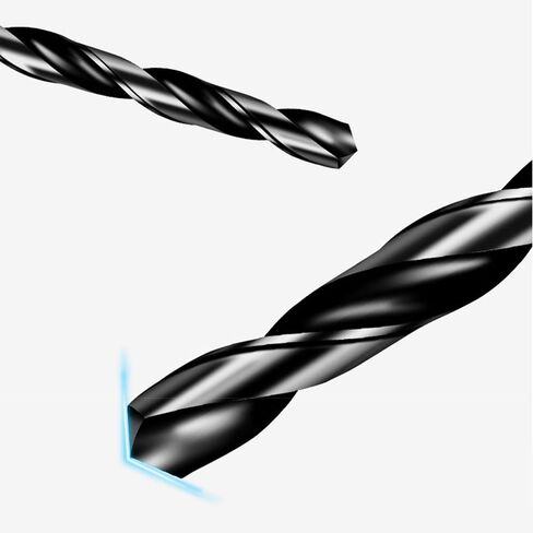 13-Piece Twist Drill Bit Set (1.5mm - 6.5mm) - Stainless Steel and Hard Metal, Uncoated, Traditional Twist Spiral, Hexagonal Shank, Precision & Durable Drill Bits for Metalworking in Saudi Arabia