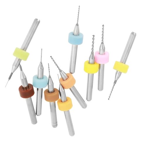 110Pcs 0.11.0mm Tungsten Carbide Drill Bits Straight Shank PCB Drill Bits for PCB Print, Metalworking, Pin Vises in Saudi Arabia