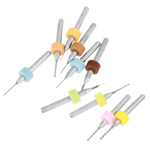 110Pcs 0.11.0mm Tungsten Carbide Drill Bits Straight Shank PCB Drill Bits for PCB Print, Metalworking, Pin Vises in Saudi Arabia