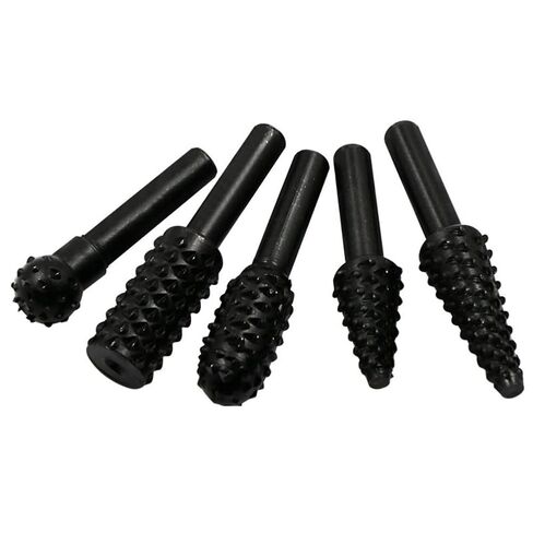 5PCS 1/4" 6mm Rotary Rasp Drill Bit Set, File Rasp Drill Bit - for Engraving Polishing Grinding in Saudi Arabia