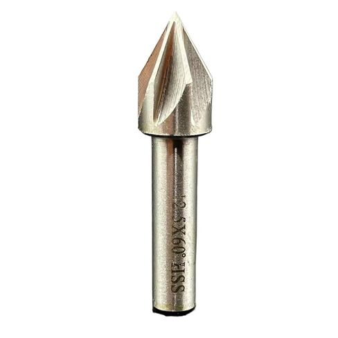 1 قطعة مطحنة نهاية الشطب من الكربيد 60 درجة، قطر القطع 6-35 مم HSS غاطسة 6/8 أداة قطع الطحن الشطب الناي أداة إزالة الأزيز CNC راوتر V بت (35 مم 60 درجة) in Kuwait