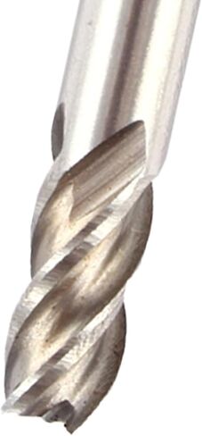End Mill Cutter, 6mm 4 Flutes End Mill Set, Straight Shank End Mill Cutter Drill Bit Tool for Wood Steel Iron,Spiral Milling Cutter in Saudi Arabia