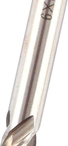 End Mill Cutter, 6mm 4 Flutes End Mill Set, Straight Shank End Mill Cutter Drill Bit Tool for Wood Steel Iron,Spiral Milling Cutter in Saudi Arabia
