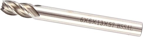 End Mill Cutter, 6mm 4 Flutes End Mill Set, Straight Shank End Mill Cutter Drill Bit Tool for Wood Steel Iron,Spiral Milling Cutter in Saudi Arabia