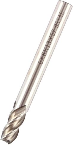 End Mill Cutter, 6mm 4 Flutes End Mill Set, Straight Shank End Mill Cutter Drill Bit Tool for Wood Steel Iron,Spiral Milling Cutter in Saudi Arabia