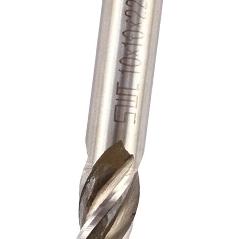 End Mill Cutter, 10Mm 4 Flutes End Mill Set, Straight Shank End Mill Cutter Drill Bit Tool for Wood Steel Iron,Spiral Milling Cutter in Saudi Arabia