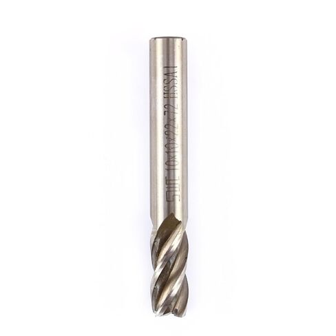 End Mill Cutter, 10Mm 4 Flutes End Mill Set, Straight Shank End Mill Cutter Drill Bit Tool for Wood Steel Iron,Spiral Milling Cutter in Saudi Arabia