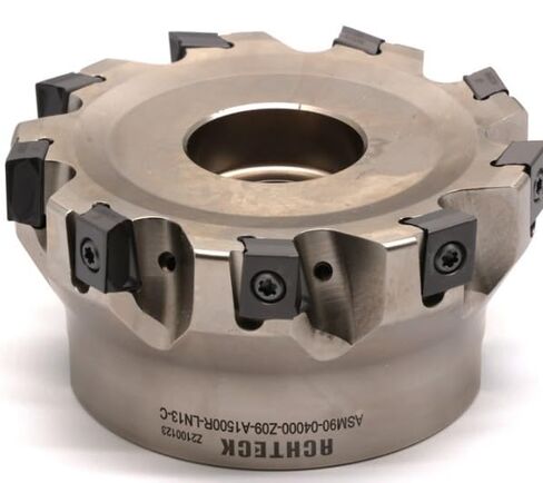 ASM90-04000-Z09-A1500R-LN13-C 4.00 بوصة ضياء. قاطعة الطحن، رصاص 90 درجة. 9 أسنان مع 4 حواف قطع in Kuwait