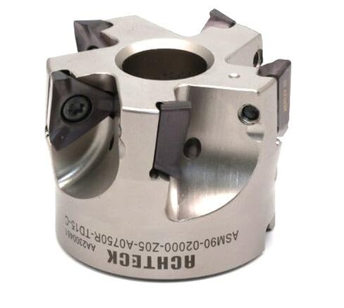 ASM90-02000-Z05-A0750R-TD15-C 2.00 Inch Dia. Milling Cutter, 90° Lead. 5 Teeth with 3 Cutting Edges in Saudi Arabia