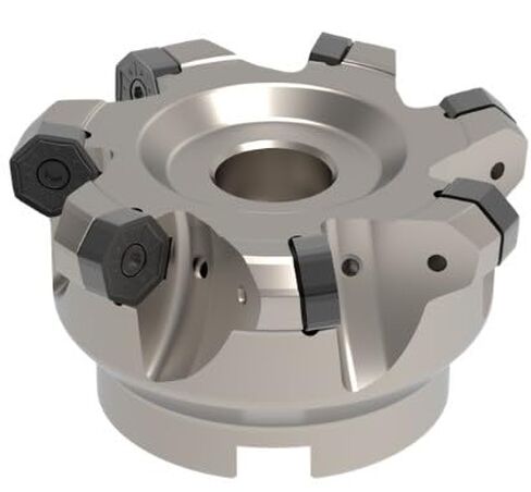 AFM45-04000-Z07-A1500R-XN07-C 4.00 Inch Dia. Milling Cutter, 45° Lead. 7 Teeth with 14 Cutting Edges in Saudi Arabia