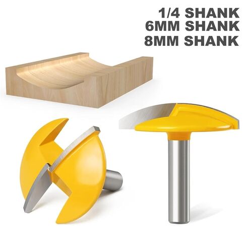 1/4inch Shank Small Bowl Router Bit 1.65inch Radius 1-3/4inch Wide for Woodworking Cutting Tool 1Pcs(8mm Shank) in Saudi Arabia
