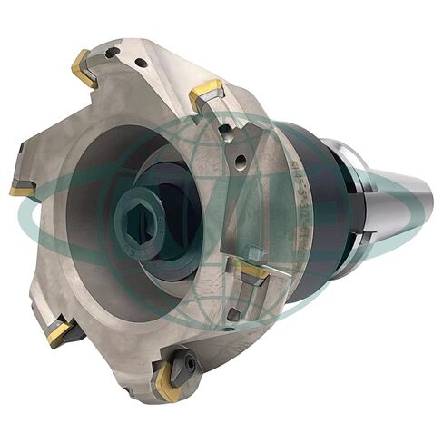 CME 5" 45° Indexable Face Mill w/ CAT40 Arbor, SEAN42 Inserts Included, 6 Flutes in Saudi Arabia