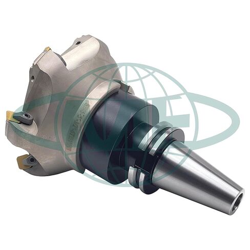 CME 5" 45° Indexable Face Mill w/ CAT40 Arbor, SEAN42 Inserts Included, 6 Flutes in Saudi Arabia