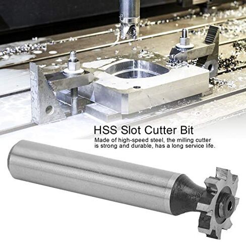 T Slot Cutter Bit, High‑Speed Steel Keyway Milling Tool 3x16x10mm, for Steel Aluminum Copper Iron Materials in Saudi Arabia
