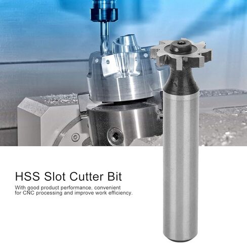 T Slot Cutter Bit, High‑Speed Steel Keyway Milling Tool 3x16x10mm, for Steel Aluminum Copper Iron Materials in Saudi Arabia