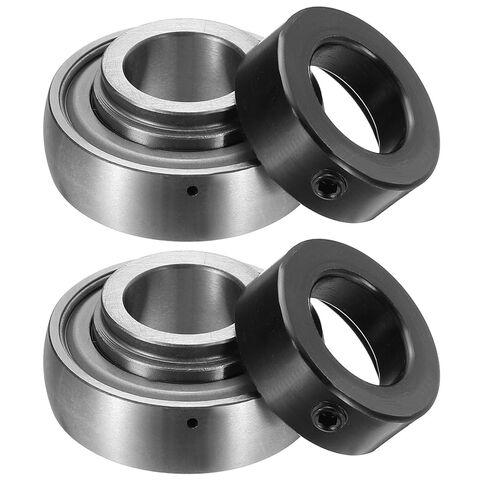 uxcell 2Pcs SA205-014 Insert Bearing 0.9" Bore, Spherical Insert Bearing Chrome Steel (GCR15) with Eccentric Locking Collar in Saudi Arabia
