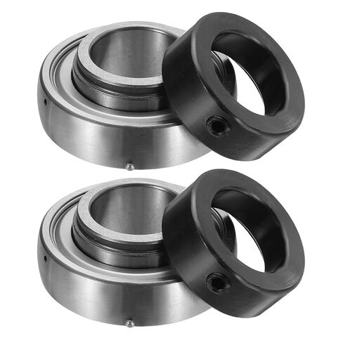 uxcell 2Pcs SA205-014 Insert Bearing 0.9" Bore, Spherical Insert Bearing Chrome Steel (GCR15) with Eccentric Locking Collar in Saudi Arabia