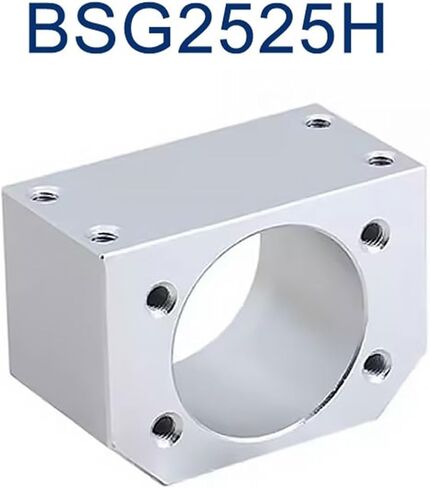 PXFOCOYD بلامر كتلة تحمل الكرة المسمار BallNut مقعد كبير الرصاص 1 قطعة BSG2525H الجوز الإسكان الجوز حامل ل SFE2525 / SFY2525 BallScrew آلات لأجزاء CNC in Kuwait