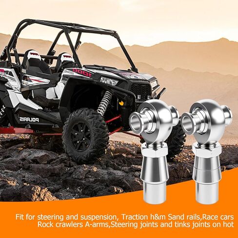 طقم نهاية قضيب مفصل Heim مقاس 3/4 بوصة، أطراف قضيب بانهارد كرومولي .750 مع خيوط RH وLH، تتضمن فواصل ومحولات أنبوبية وصواميل مربى، 4 عبوات للتوجيه والتعليق in Kuwait