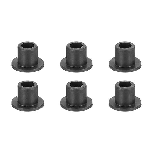 uxcell 8Pcs Flanged Sleeve Bearing, Plastic Bushing ID 20mm x OD 23mm x Length 21mm POM Bushing, Black in Kuwait