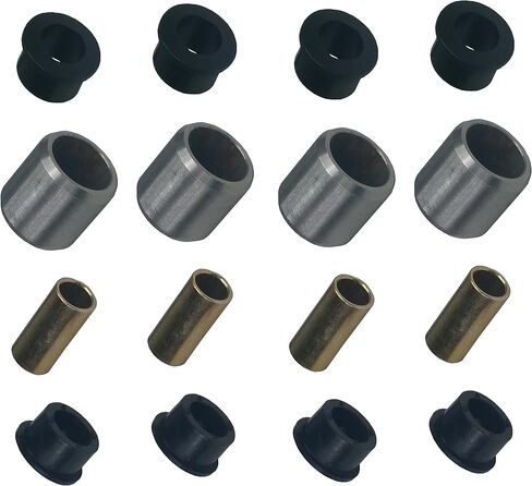 نهايات شريط airmaxxx Weld-On 4-Link - أنابيب DOM مقاس 1.75 بوصة × 1.50 بوصة بأكمام 5/8 بوصة وبطانات بولي - مجموعة تصنيع التعليق الفولاذي (4) in Kuwait