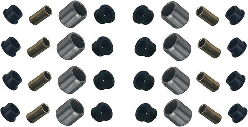 نهايات شريط airmaxxx Weld-On 4-Link - أنابيب DOM مقاس 1.75 بوصة × 1.50 بوصة بأكمام 5/8 بوصة وبطانات بولي - مجموعة تصنيع التعليق الفولاذي (4) in Kuwait