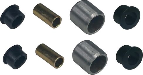 نهايات شريط airmaxxx Weld-On 4-Link - أنابيب DOM مقاس 1.75 بوصة × 1.50 بوصة بأكمام 5/8 بوصة وبطانات بولي - مجموعة تصنيع التعليق الفولاذي (4) in Kuwait
