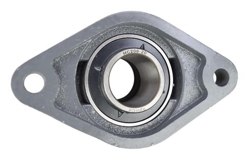 1-1/4" Two Bolt Flange Bearing W/Lock Collar HCFT206-20, RCJT-1-1/4S, VF2E-220S by SpinCo in Saudi Arabia