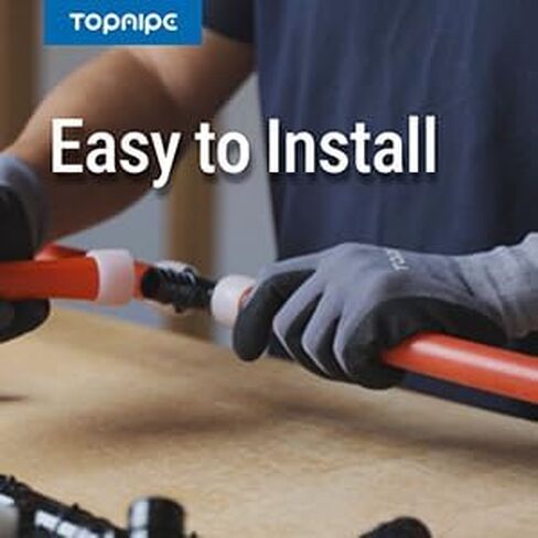 (عبوة من 25) Topaipe 1/2 بوصة PPSU PEX-A توقف نهاية التوصيل، F1960، لأنابيب/أنابيب PEX-A in Kuwait