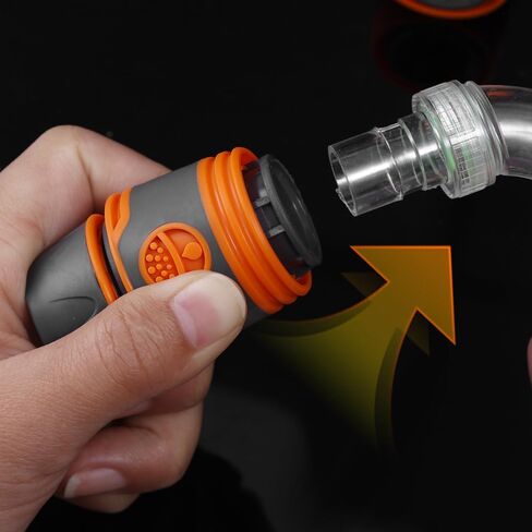 Garden Hose Quick Connectors Faucet Extender Hose Connection Joint Gardens Water Pipe Fittings,Orange1 in Saudi Arabia