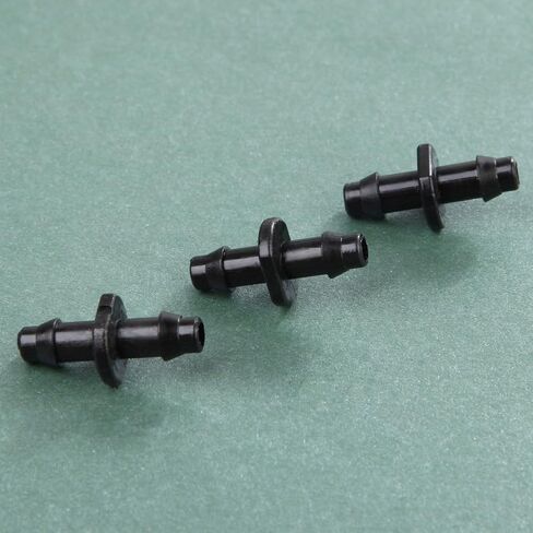 100 قطعة موصل شائك مستقيم 4/7 مللي متر أنبوب الري المشترك متعدد الاستخدامات أنبوب الري الصغير موصل مستقيم لنظام أنابيب الري in Kuwait